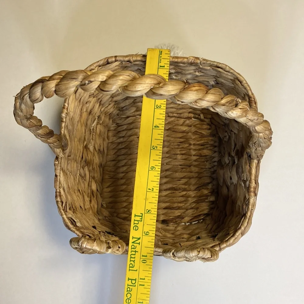 Crate&Barrel Whimsically Cute and Rustic Bunny Basket with Adorable Detailing 🐰